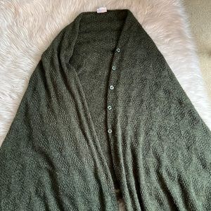 Lularoe MiMi wrap solid olive green